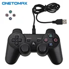 Классический Лидер продаж USB проводной геймпад для PS3 контроллер черный игровой контроллер для Playstation 3 геймпады
