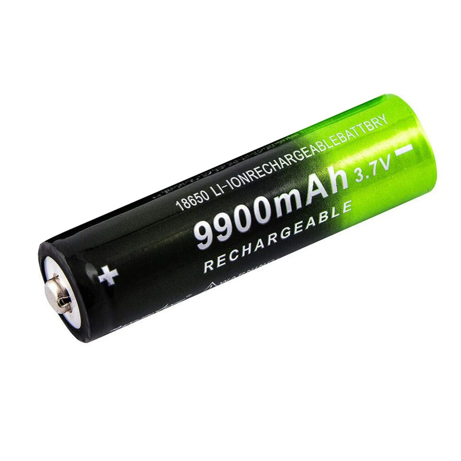 

18650 3.7v 9900mah Iithium Ion Rechargeable 10pcs Battery + Wired Charge For Flashlights Emergency Lighting Portable Devices