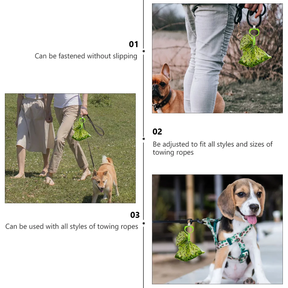 

5Pcs Portable Pet Dog Waste Bag Clip Holder Carrier for Outdoor Walking Hiking