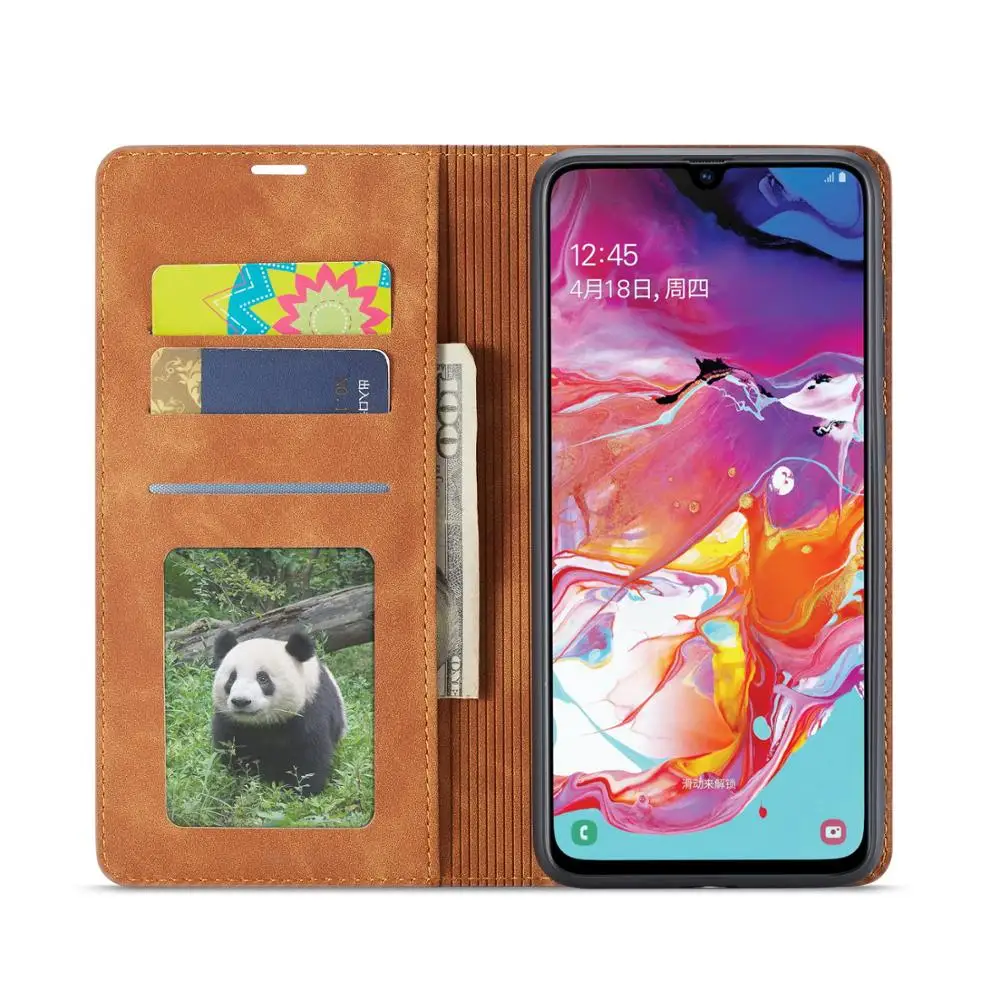 Кожаный чехол-книжка премиум-класса для Samsung Galaxy A20 A30 A40 A50 A60 A70 | Мобильные