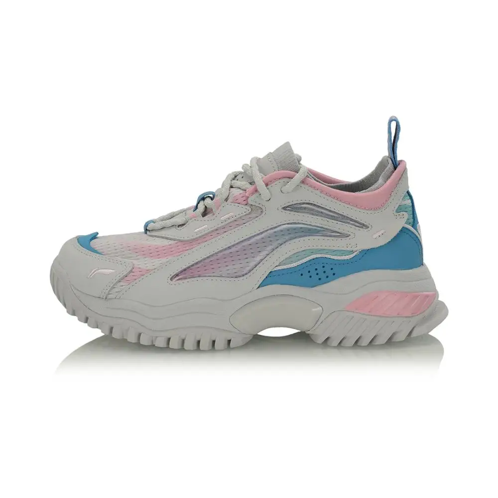 Li-Ning/Женская обувь AURORA WINDWALKER, стиль жизни, Ретро стиль, прочная подкладка, спортивная обувь для фитнеса, удобные кроссовки AGLP108 YXB318 - Цвет: AGLP108-4H