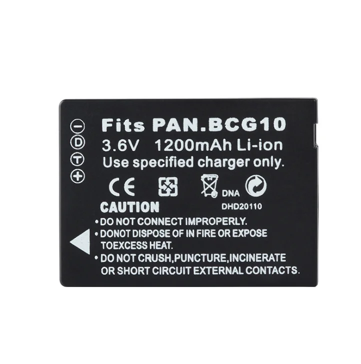 

DMW-BCG10 Battery BCG10PP BCG10 BCG10E Batteries For Panasonic DMC ZS3 ZS1 ZR1 ZS5 ZS7 TZ7 ZS20 ZS3A ZS3K TZ6 TZ7 TZ26