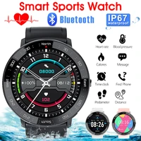 lightweight smart watch bluetooth health tracker 1 28 touch screen heart rate sleep monitor for android ios