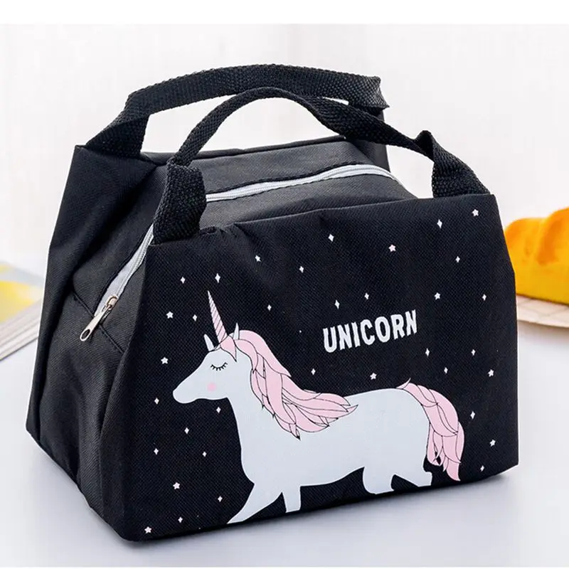 Симпатичная женская сумка для ланча портативная изолированная пикника девочек и