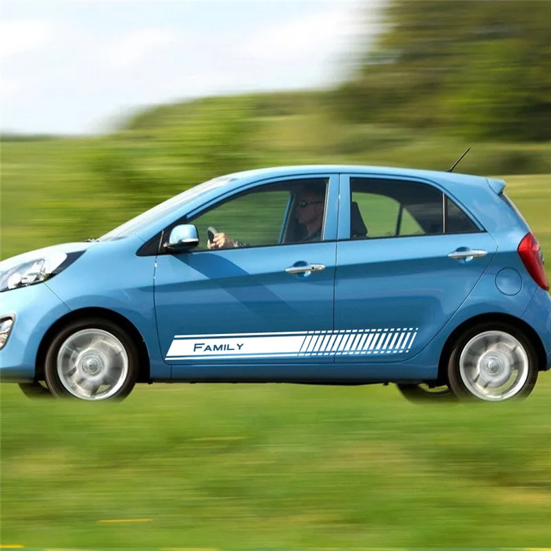 Автомобильная боковая наклейка для Kia Picanto Спортивная гонок Стайлинг автомобиля 1
