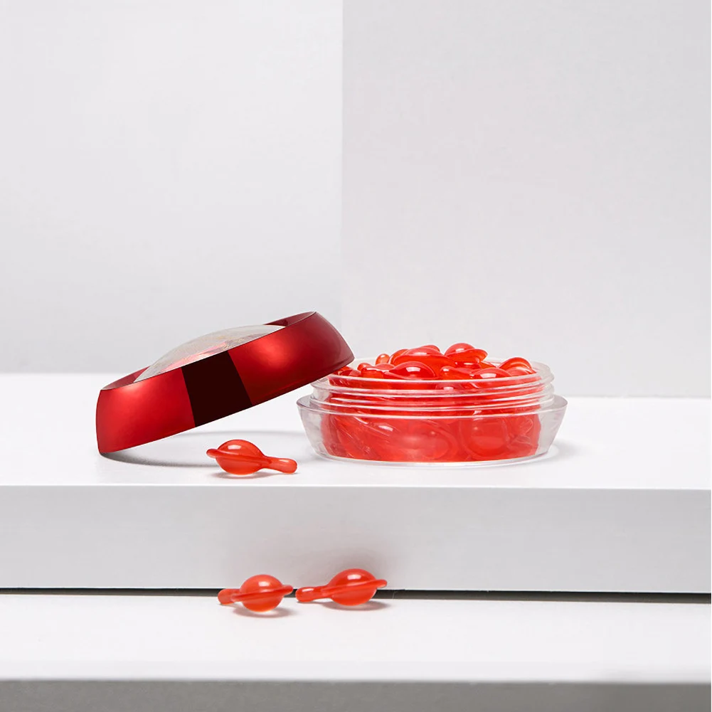 

New 38PCS/Bottle Fullerene Caviar Capsules Essence Moisturizing Shrink Pores Hyaluronic Acid Face Serum Whitening Essence