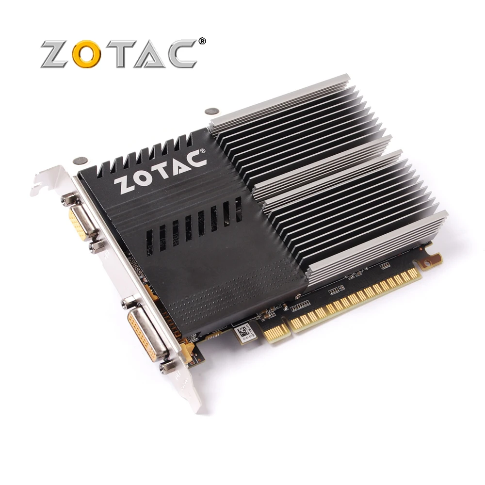 100% оригинальная графическая карта ZOTAC G210 1 ГБ 64 бит GDDR3 видеокарта для nVIDIA Geforce GPU
