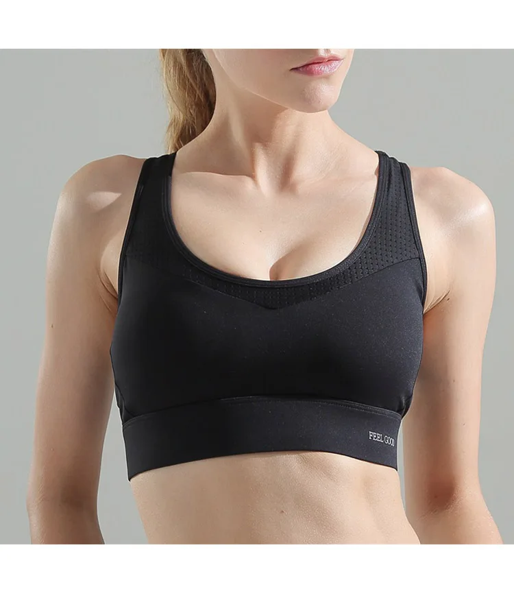 Женский спортивный бюстгальтер Быстросохнущий для бега фитнеса дышащее