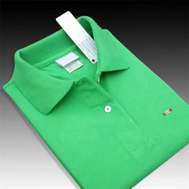 Рубашка поло женская с коротким рукавом 100% хлопок Повседневная модная