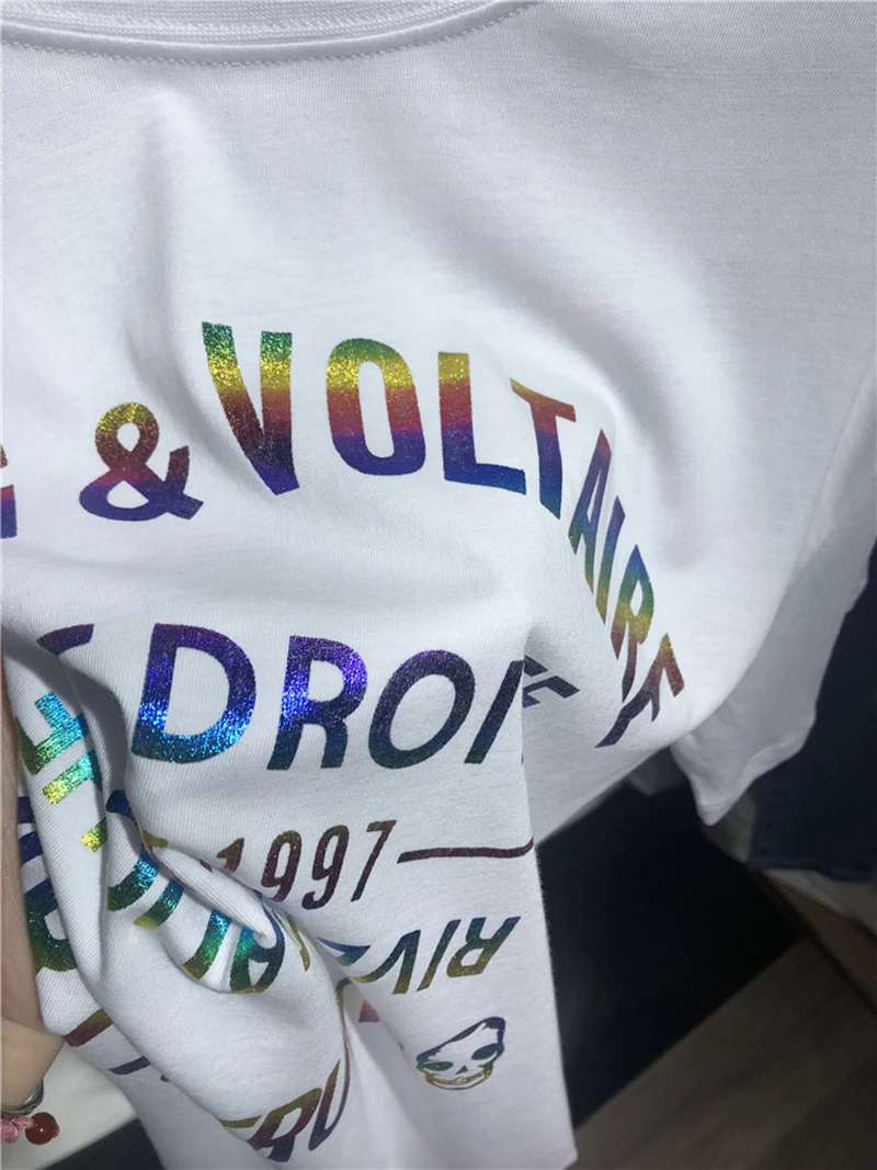 

Letter Print Tee Women T-shirt Cotton black graphic tees women Round Neck Short Sleeve Sumemr women tee tops 2021