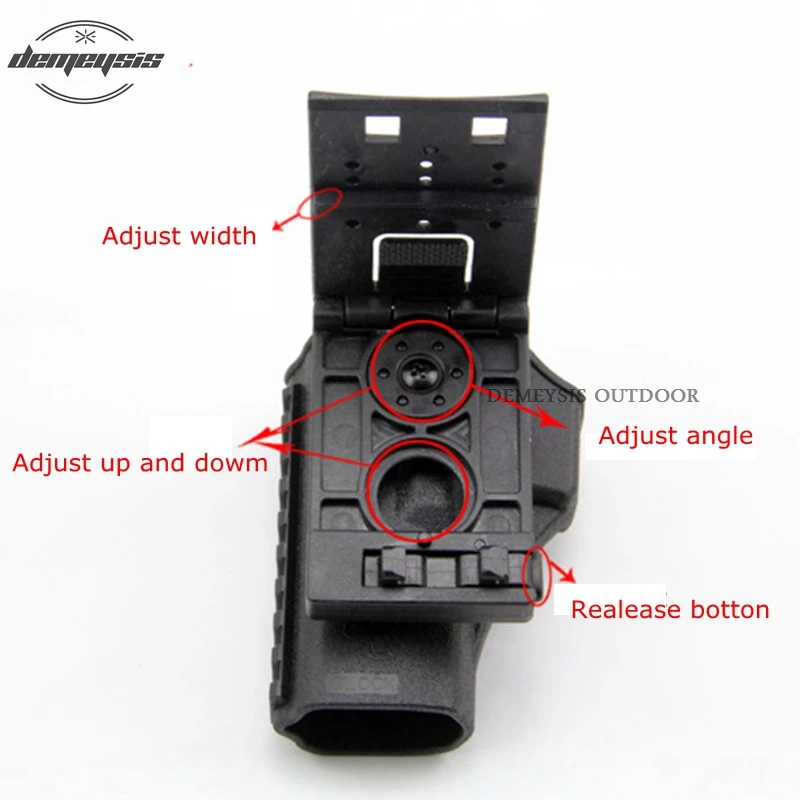 

Black tan green Colt 1911 Belt Gun Holster Right handed light bearing W/ Rail Gun Holster for Colt 1911