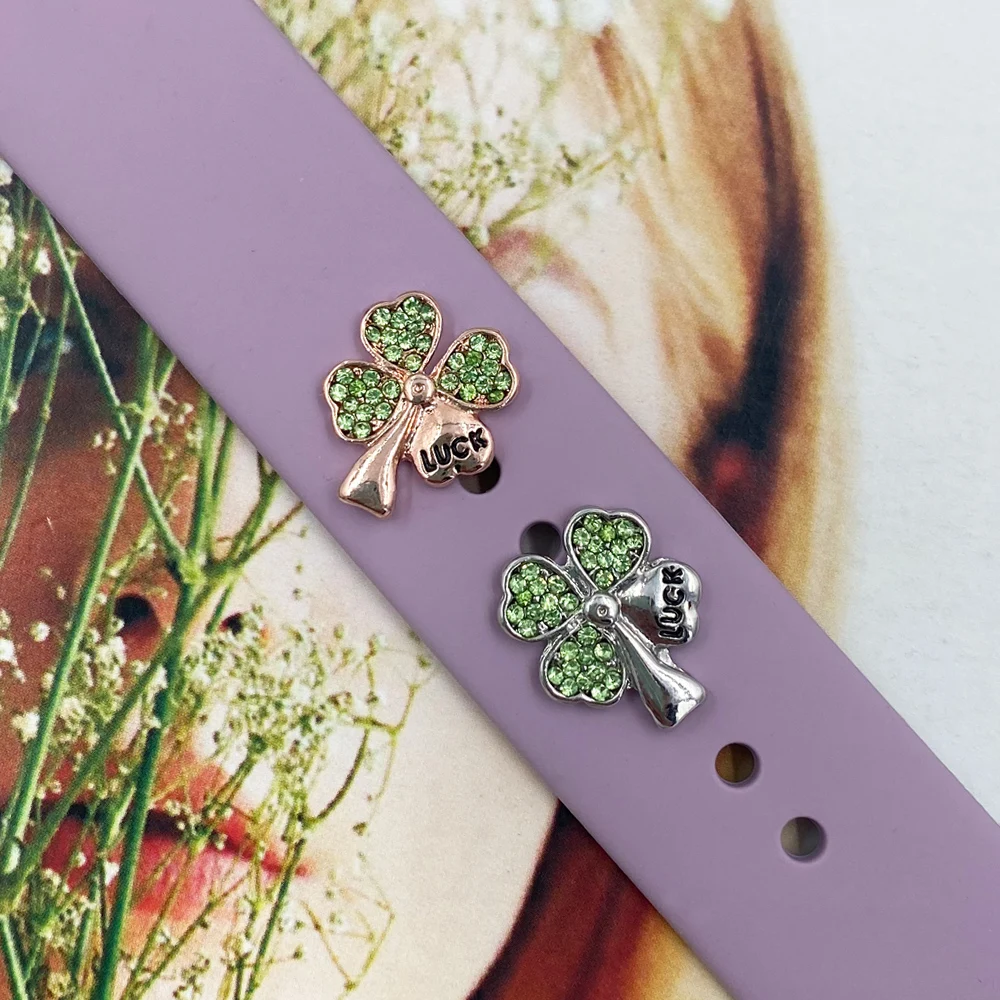 decorative nails for apple watch band charms silicone strap rivet for samsung galaxy watch accessories st patricks day gift free global shipping