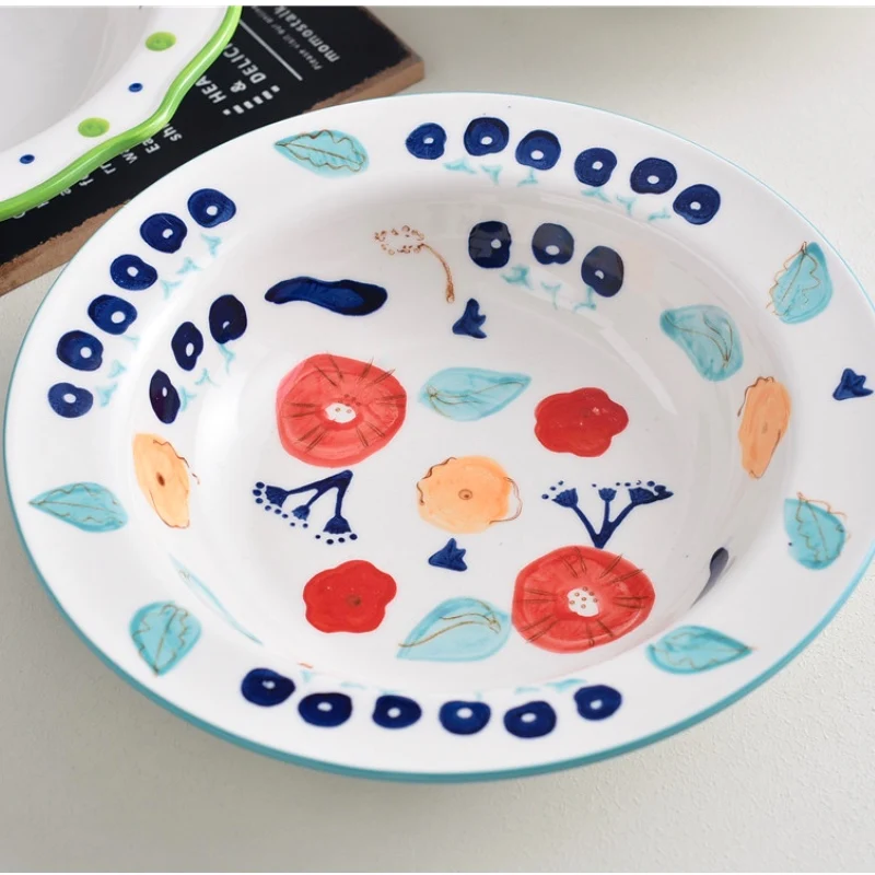 Салатница инкрустация ужин тарелка с изображением героев мультфильмов тарелки