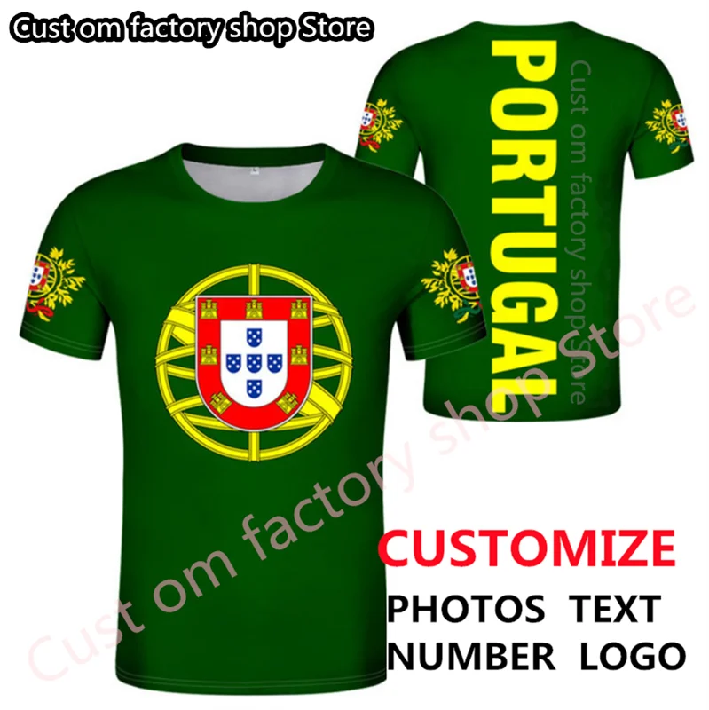 Футболка с надписью сделай сам Португалия модная Милая рубашка коротким рукавом