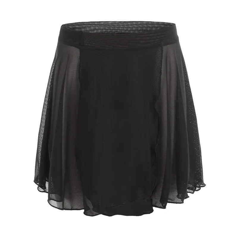 Сетчатая танцевальная юбка для девочек Комфортная хлопковая дышащая детская из