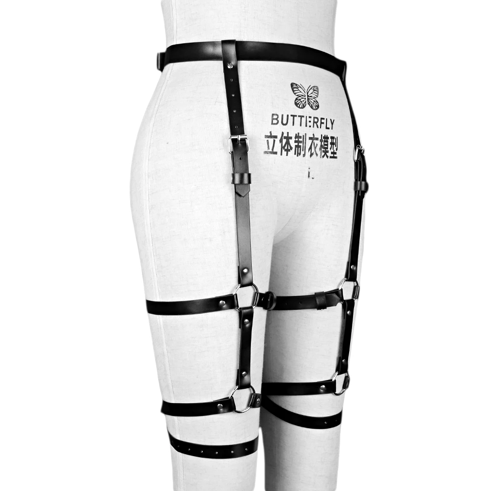 Эффективности затрат. Жгут хип-хоп панк кожа жгут Подвязки для Для женщин