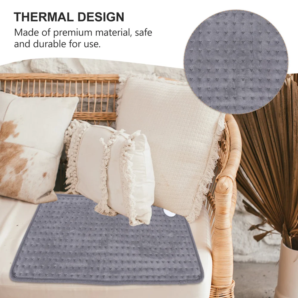 

1pc Multifunctional Electric Heater Pad Warmer Mattress Pad Plug (Grey)