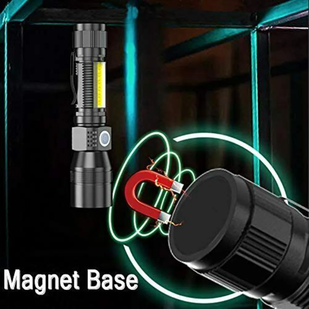 

USB Rechargeable Torches IToncs 3 In 1 UV Catch Scorpion Torches USB Charging Tail With Magnet Work Lights