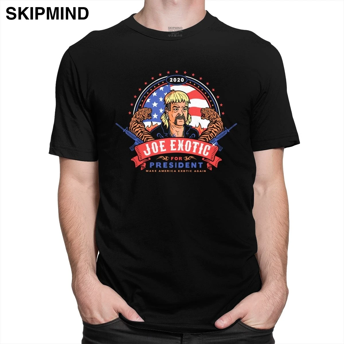 Футболка мужская с коротким рукавом и круглым вырезом винтажная тенниска из