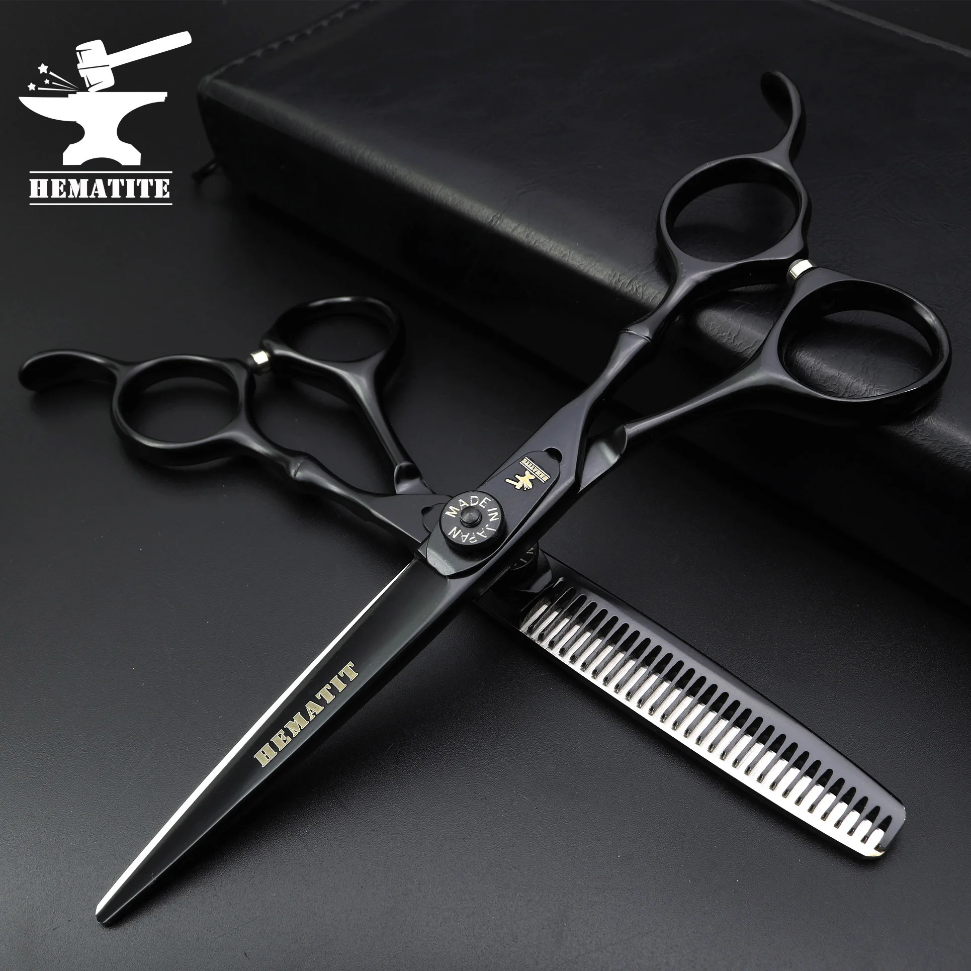 6 дюймов Профессиональные Парикмахерские ножницы Япония 440C режущие и