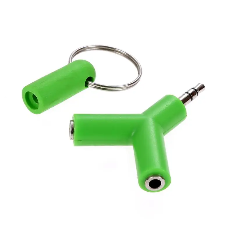 

Y-shaped 3.5mm Headphone Audio Splitter Noise Reduction Stereo Sharing Music Split Into Two Splitter Cable Adapter 2021