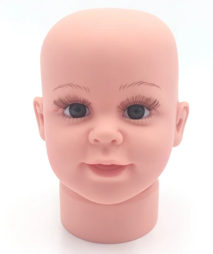 CAMMITEVER Children Manikin Head Model Foam Female Wig Mannequin Hair Hat Glasses Display(Boys