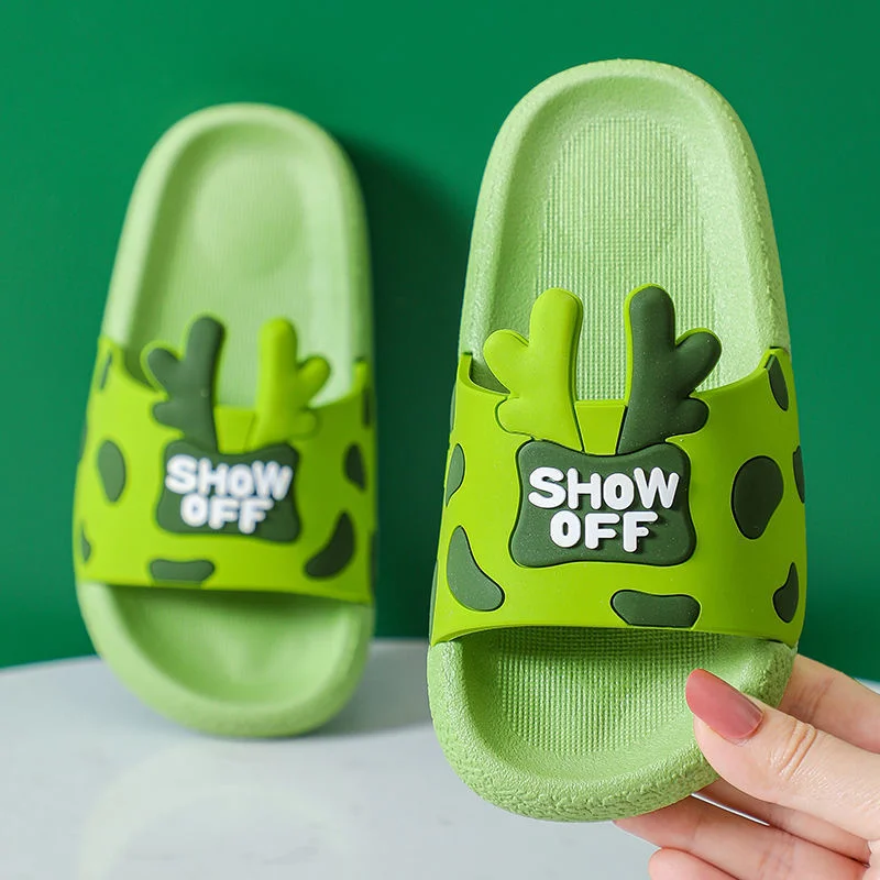

Children's sandals summer cartoon cute boys and girls lovely household anti odor anti slip thick bottom baby parent child