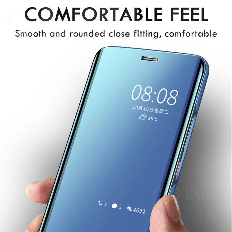 Зеркальный флип-чехол для Huawei P20 P30 P10 P9 P8 Lite Pro 2017 защитный чехол на Hauwei Mate 30 20 Nova 6 SE