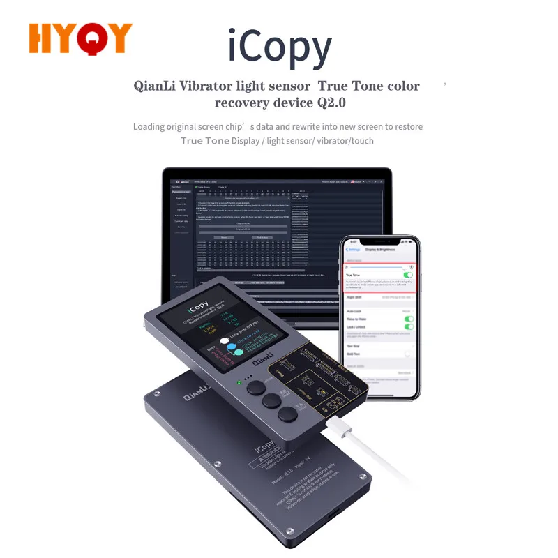 Qianli iCopy ЖК экран оригинальный цвет ремонт программист для iPhone XR XSMAX XS 8P 8 7P 7