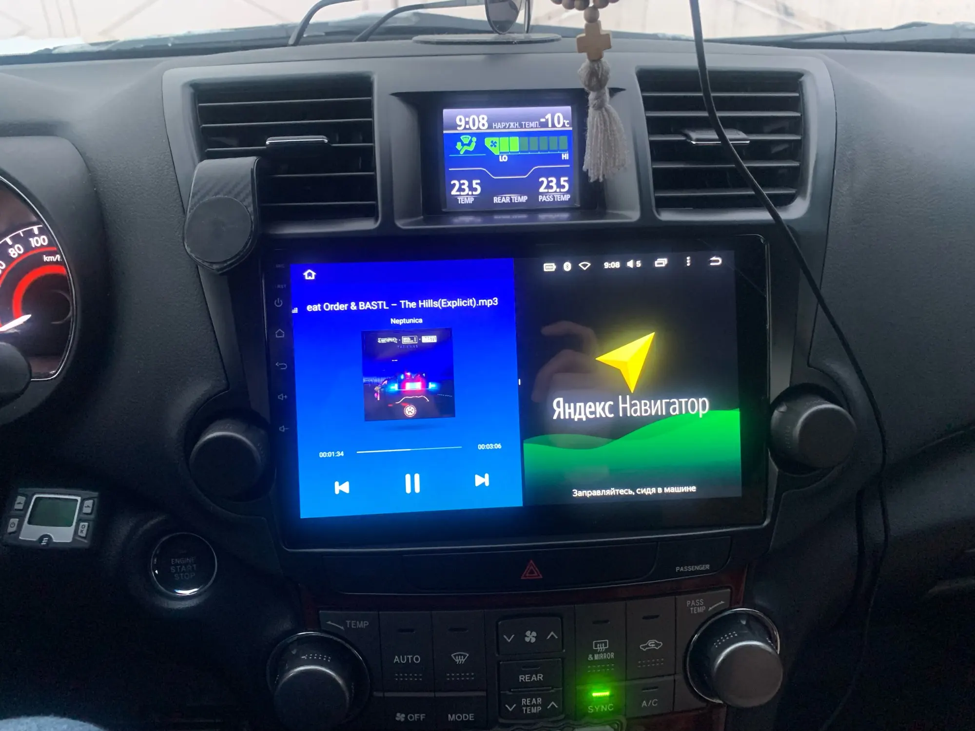 128G Android 11 для Toyota Highlander 2 XU40 2007- 2013 автомобильное радио стерео мультимедийный плеер