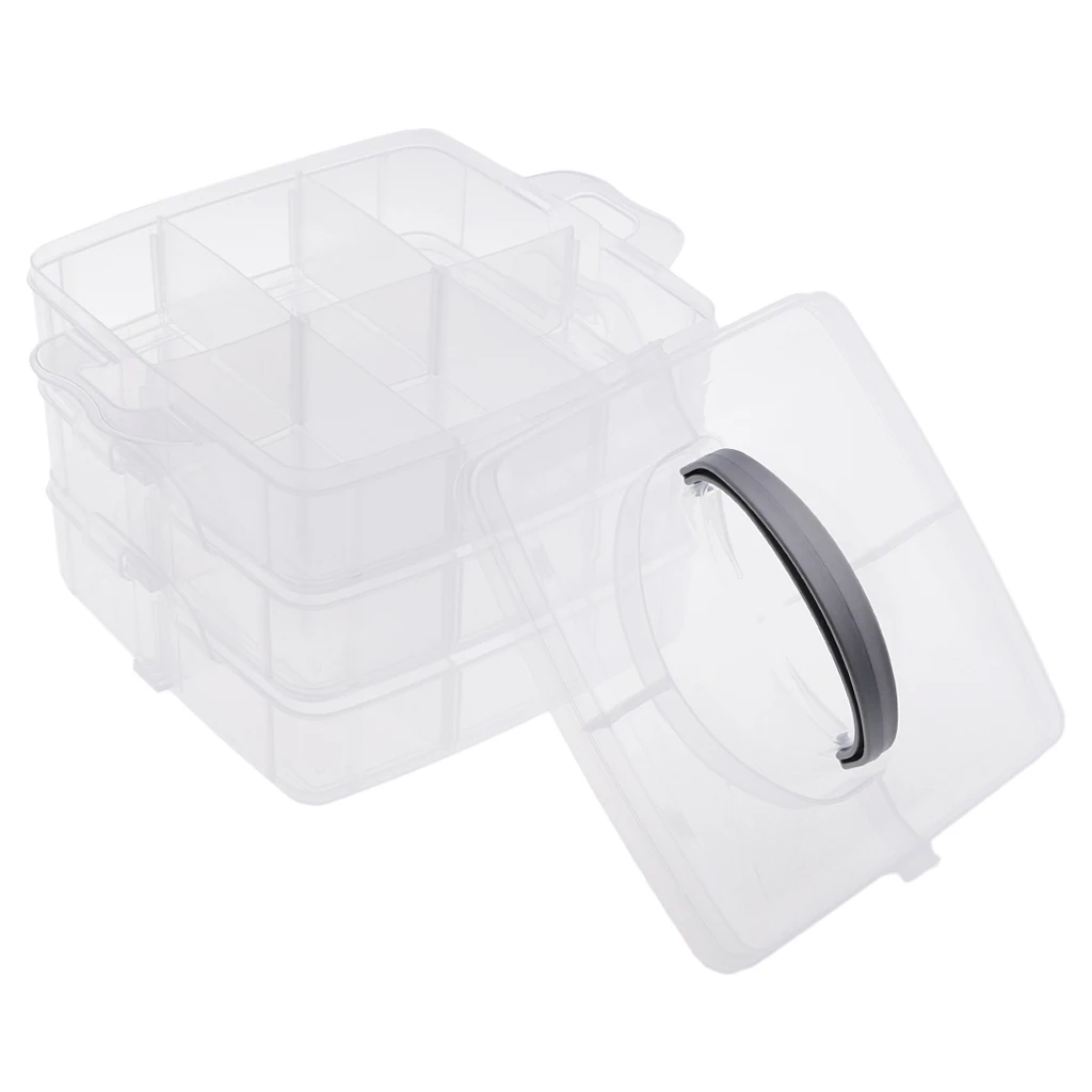 Plastic Organizer Container Storage Box For Jewelry Beads Earring Tool Fishing Hook Small Accessories | Дом и сад
