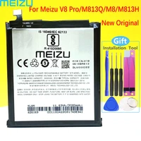 100  NEW Original BA813 3100mAh Battery For Meizu Pro M8 M813Q M813H Smart Phone high quality Battery Tracking Number
