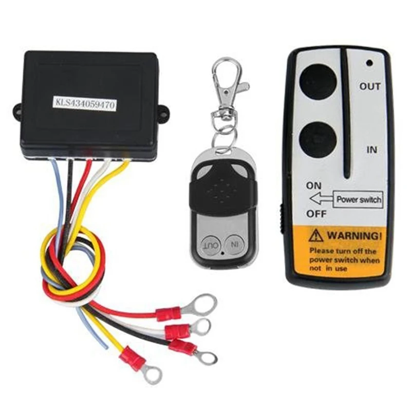 12V 50Ft Wireless Winch Remote Control Set Kit Switch Handset for Jeep Truck SUV ATV | Автомобили и мотоциклы
