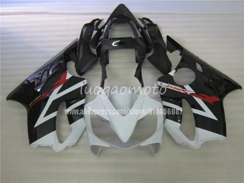 

Черно-белый комплект обтекателей под давлением для HONDA CBR600F4i 01 02 03 Обтекатели CBR600 F4i 2001 2002 2003 Кузов мотоцикла # 8A51F