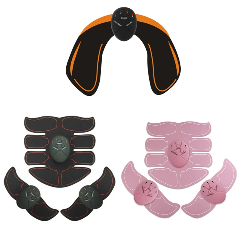 EMS беспроводной тренажер для массажа мышц Электрический массажер Abs стимулятор