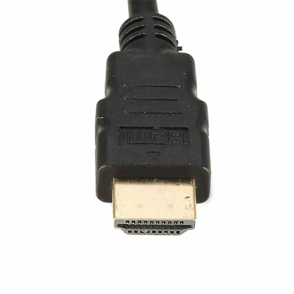 100 шт./лот адаптер hdmi vga штекер в конвертер с разъемом 1080P HDTV монитор для ПК ноутбук