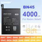 NOHON BN45 BM47 BM46 BN41 BM45 BN35 BN46 BM4A BP40 BP41 батарея для Xiaomi Redmi K20 Pro 3 3X 3S 4 4X 5A 5 Plus Note 2 3 4 4X 5