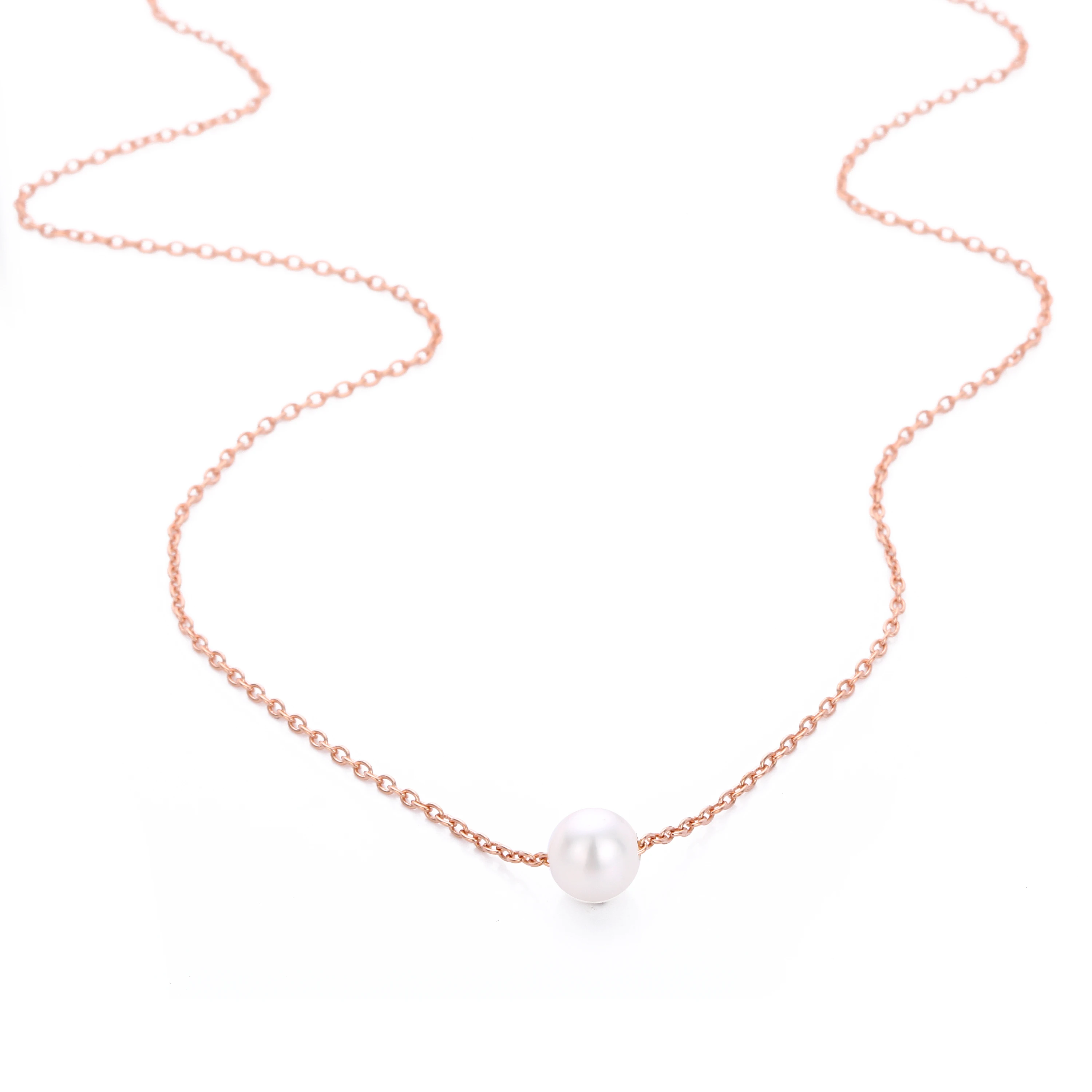 CC Stainless Steel Necklace For Women Simple Chain Imitation Pearl Pendant Classic Choker Gold Color Jewerly | Украшения и