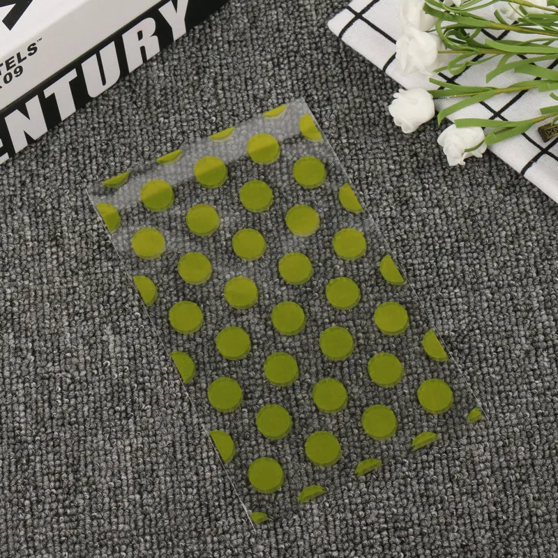 50 шт. в горошек для печенья посылка бело-золотые прозрачные целлофановые мешочки