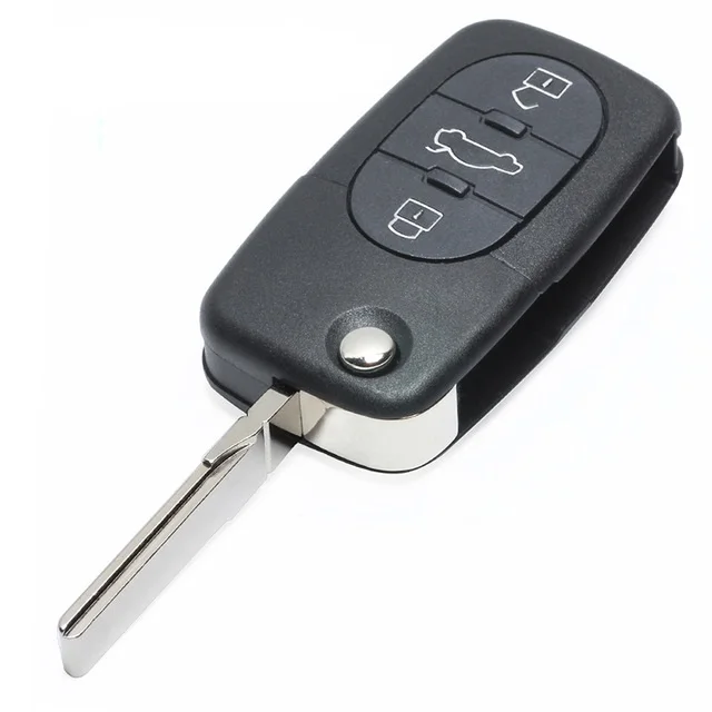 KEYECU 433MHz 3 Button 4D0837231A 4D0 837 231 A Flip Fold ID48 Chip Car Remote Key for AUDI A3 A4 A6 A8 Old Models 1999-2002 | Автомобили