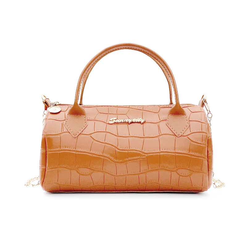 

Crocodile Pattern Mini Handbags For Women Fashion Design Chain Crossbody Bag Simple PU Leather Hand Bag Female Flap Bag Purse