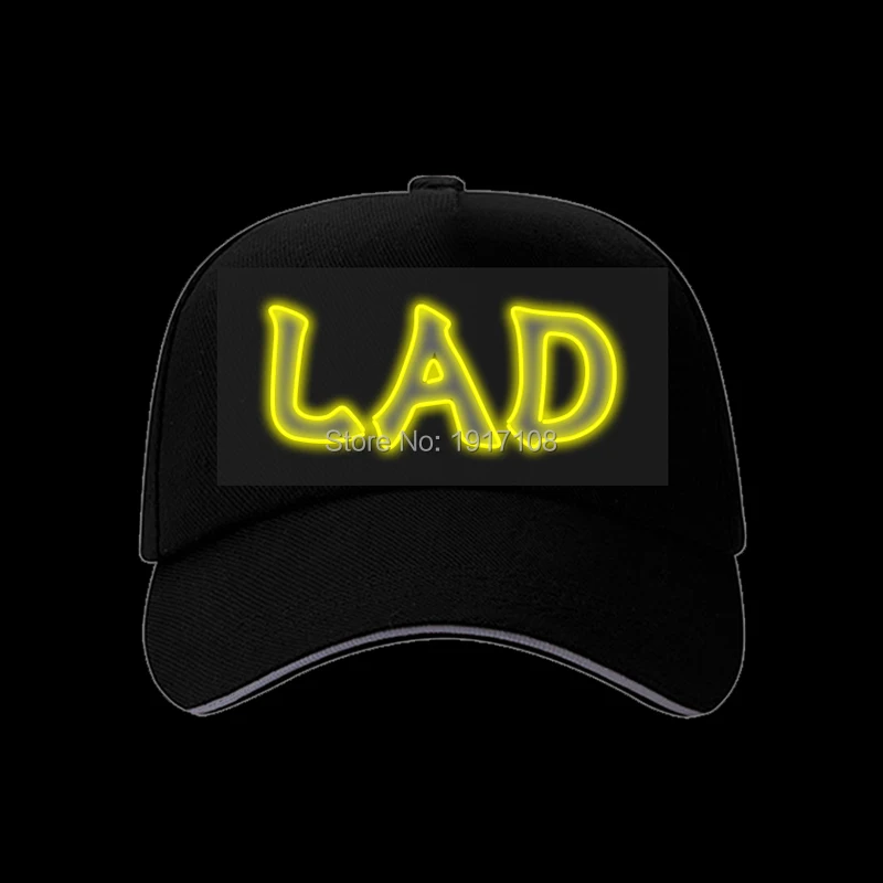 Новый стиль светодиодный светильник бейсбольная кепка светящаяся регулируемая