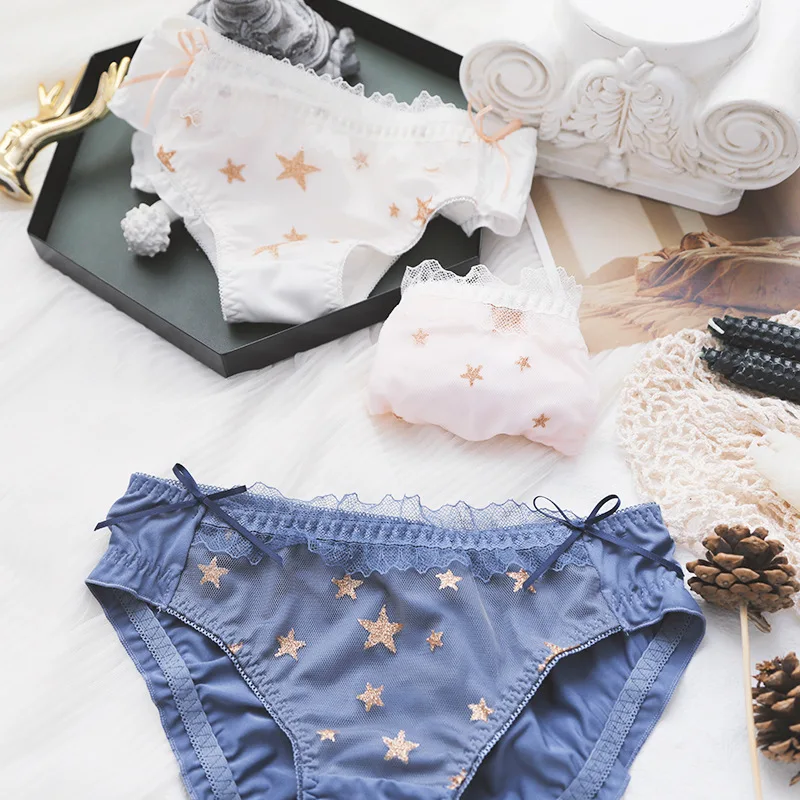 SP & CITY японское Золотое женское нижнее белье с рисунком звезд сексуальные