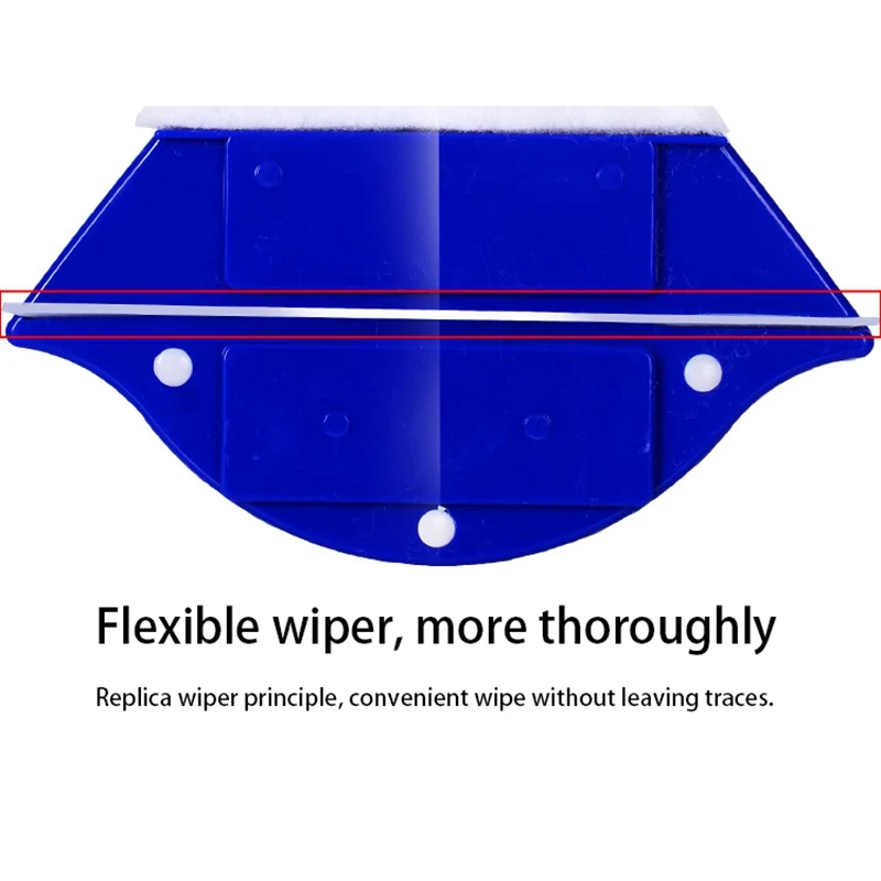 

New Useful Magnetic Window Cleaner Double Side Glass Wiper Useful Surface Brush Wipe Glass Blowing Magnetic Glass Rub Brush Hot