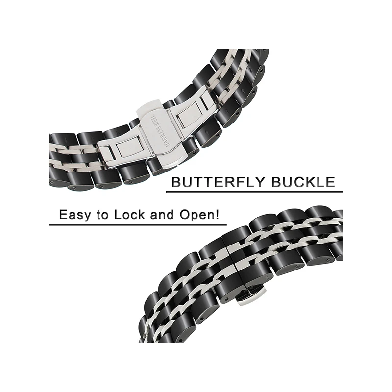 Stainless steel Strap For HUAWEI WATCH GT 2 46mm 42mm GT2 Pro Band Bracelet for HONOR Magic ES 20mm 22mm Metal Wrist Watchbands