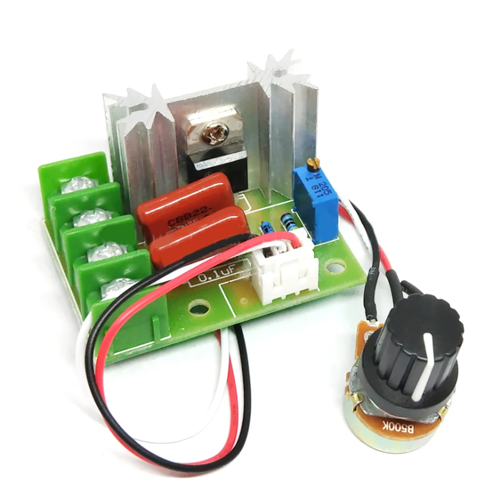 

Ac 220V 2000W Voltage Regulator Dimmen Dimmers Motor Speed Controller Thermostaat Elektronische Voltage Regulator Module