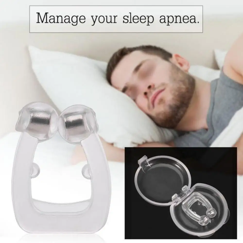 Анти храп микро CPAP устройство апноэ сна остановить силиконовый нос Cli C1R7