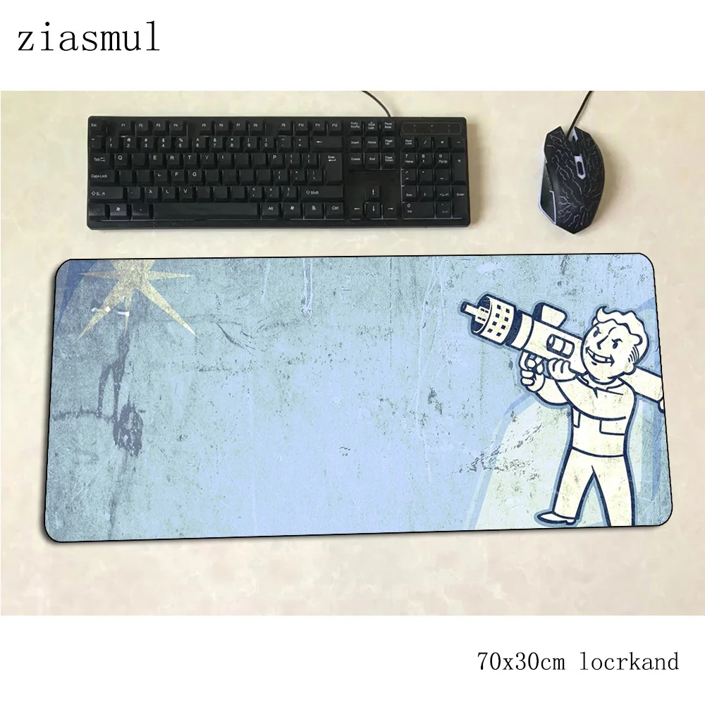 Фоллаут коврик для мышки с аниме xl компьютерный 700x300x3 мм игровой мыши большой