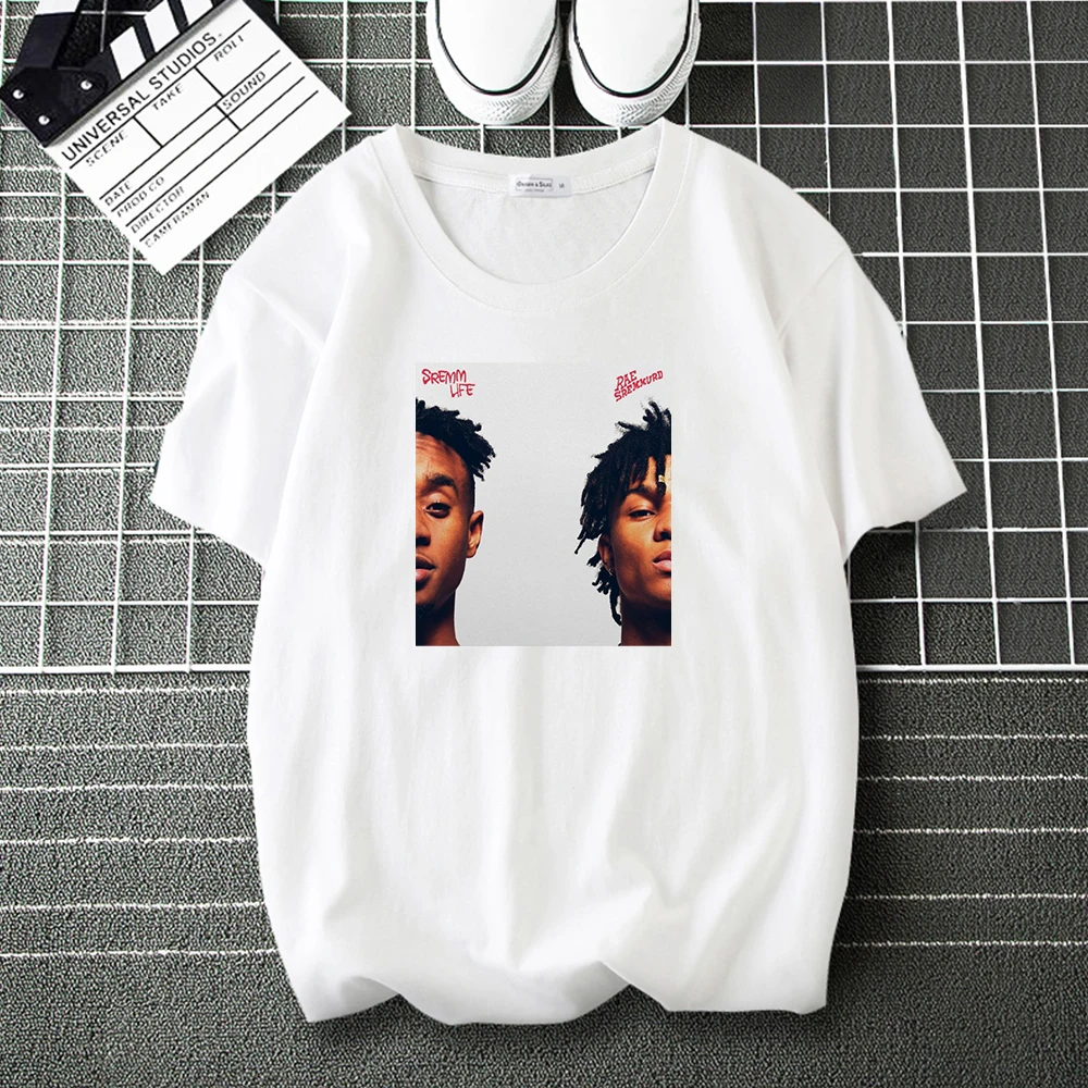 

Rae Sremmurd Funko Pop Music Fashion T Shirt Brand Casual Loose Tops Male Hip Hop Harajuku T-Shirts