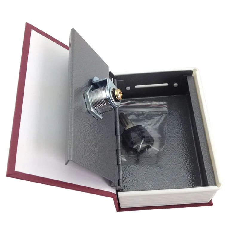 Сейф для книги с переключателем и ключом копилка монет накопительная